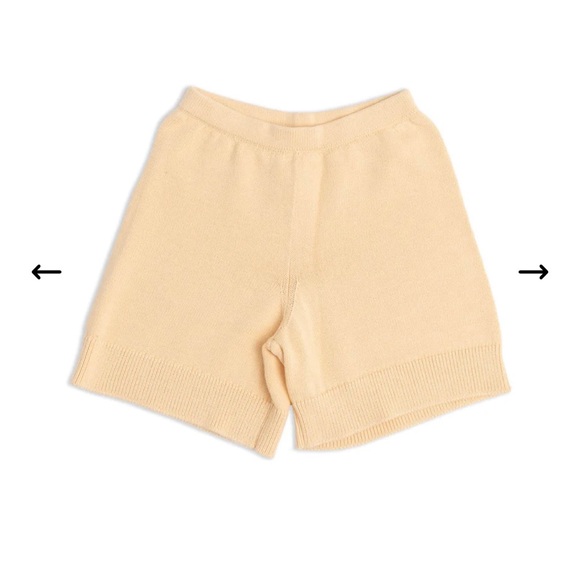 james street co Pants - James Street Co Knit Shorts Butter